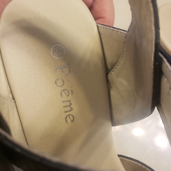 Poeme strap chunky platform heels size 38 - Picture 14 of 14